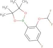 2-[2-(Difluoromethoxy)-4-fluorophenyl]-4,4,5,5-tetramethyl-1,3,2-dioxaborolane