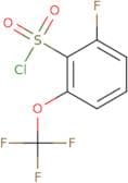 2-Fluoro-6-(trifluoromethoxy)benzene-1-sulfonyl chloride