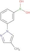 [3-(4-Methyl-1H-pyrazol-1-yl)phenyl]boronic acid