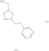 3-{[(2S,4R)-4-Methoxypyrrolidin-2-yl]methoxy}pyridine dihydrochloride