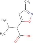 3-Methyl-2-(3-methyl-1,2-oxazol-5-yl)butanoic acid