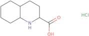 Decahydroquinoline-2-carboxylic acid hydrochloride