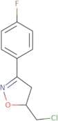 5-(Chloromethyl)-3-(4-fluorophenyl)-4,5-dihydro-1,2-oxazole