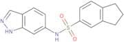N-(1H-Indazol-6-yl)-2,3-dihydro-1H-indene-5-sulfonamide