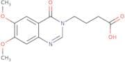 4-(6,7-Dimethoxy-4-oxo-3,4-dihydroquinazolin-3-yl)butanoic acid
