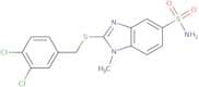 2-{[(3,4-Dichlorophenyl)methyl]sulfanyl}-1-methyl-1H-1,3-benzodiazole-5-sulfonamide