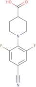1-(4-Cyano-2,6-difluorophenyl)piperidine-4-carboxylic acid