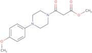 Methyl 3-[4-(4-methoxyphenyl)piperazin-1-yl]-3-oxopropanoate