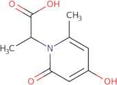 2-(4-Hydroxy-6-methyl-2-oxo-1,2-dihydropyridin-1-yl)propanoic acid