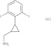 rac-[(1R,2R)-2-(2,6-Difluorophenyl)cyclopropyl]methanamine hydrochloride