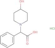 2-(4-Hydroxypiperidin-1-yl)-2-phenylacetic acid hydrochloride