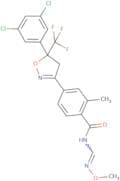 4-[5-(3,5-Dichlorophenyl)-5-(trifluoromethyl)-4H-1,2-oxazol-3-yl]-N-[(Z)-methoxyiminomethyl]-2-met…