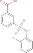 3-[(2-Fluorophenyl)sulfamoyl]benzoic acid