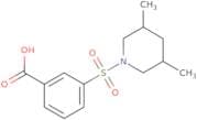 3-[(3,5-Dimethylpiperidin-1-yl)sulfonyl]benzoic acid