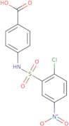 4-(2-Chloro-5-nitrobenzenesulfonamido)benzoic acid