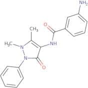 3-Amino-N-(1,5-dimethyl-3-oxo-2-phenyl-2,3-dihydro-1H-pyrazol-4-yl)benzamide