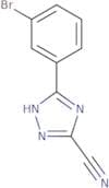 5-(3-Bromophenyl)-1H-1,2,4-triazole-3-carbonitrile