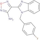 4-[1-(4-Fluoro-benzyl)-1H-benzoimidazol-2-yl]-furazan-3-ylamine