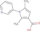 2,5-Dimethyl-1-(pyridin-3-yl)-1H-pyrrole-3-carboxylic acid