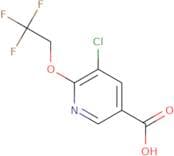 5-Chloro-6-(2,2,2-trifluoroethoxy)pyridine-3-carboxylic acid