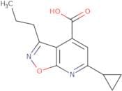 6-Cyclopropyl-3-propyl-[1,2]oxazolo[5,4-b]pyridine-4-carboxylic acid