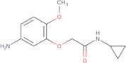 2-(5-Amino-2-methoxyphenoxy)-N-cyclopropylacetamide