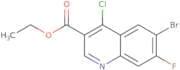 Ethyl 6-bromo-4-chloro-7-fluoroquinoline-3-carboxylate