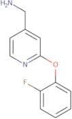 [2-(2-Fluorophenoxy)pyridin-4-yl]methanamine