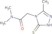 N,N-Dimethyl-2-(3-methyl-5-sulfanyl-4H-1,2,4-triazol-4-yl)acetamide