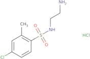 N-(2-Aminoethyl)-4-chloro-2-methylbenzene-1-sulfonamide hydrochloride