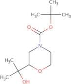 tert-Butyl 2-(2-hydroxypropan-2-yl)morpholine-4-carboxylate