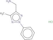 (5-Methyl-2-phenyl-2H-1,2,3-triazol-4-yl)methanamine hydrochloride