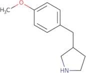 3-[(4-Methoxyphenyl)methyl]pyrrolidine