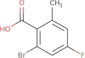 2-Bromo-4-fluoro-6-methylbenzoic acid