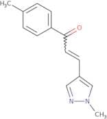 (2E)-1-(4-Methylphenyl)-3-(1-methyl-1H-pyrazol-4-yl)prop-2-en-1-one