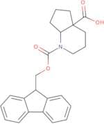 rac-(4aR,7aS)-1-{[(9H-Fluoren-9-yl)methoxy]carbonyl}-octahydro-1H-cyclopenta[b]pyridine-4a-carboxy…