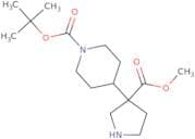tert-Butyl 4-[3-(methoxycarbonyl)pyrrolidin-3-yl]piperidine-1-carboxylate