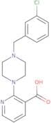 2-{4-[(3-Chlorophenyl)methyl]piperazin-1-yl}pyridine-3-carboxylic acid