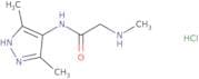 N-(3,5-Dimethyl-1H-pyrazol-4-yl)-2-(methylamino)acetamide hydrochloride