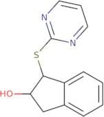 1-(Pyrimidin-2-ylsulfanyl)-2,3-dihydro-1H-inden-2-ol