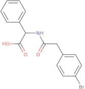 2-[2-(4-Bromophenyl)acetamido]-2-phenylacetic acid