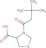 3-(3,3-Dimethylbutanoyl)-1,3-thiazolidine-4-carboxylic acid