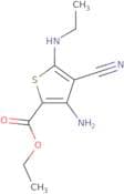 Ethyl 3-amino-4-cyano-5-(ethylamino)thiophene-2-carboxylate