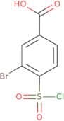 3-Bromo-4-(chlorosulfonyl)benzoic acid