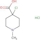 4-Chloro-1-methylpiperidine-4-carboxylic acid hydrochloride