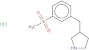 3-[(3-Methanesulfonylphenyl)methyl]pyrrolidine hydrochloride