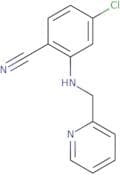 4-Chloro-2-[(pyridin-2-ylmethyl)amino]benzonitrile