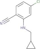 4-Chloro-2-[(cyclopropylmethyl)amino]benzonitrile