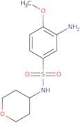 3-Amino-4-methoxy-N-(oxan-4-yl)benzene-1-sulfonamide
