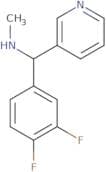 [(3,4-Difluorophenyl)(pyridin-3-yl)methyl](methyl)amine
